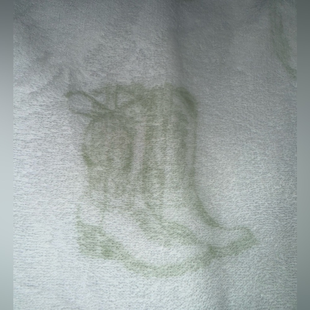 NEW WRANGLER OVERSIZED ULTRA PLUSH THROW 60x70 WHITE PALE SAGE GREEN HATS BOOTS - Picture 5 of 11